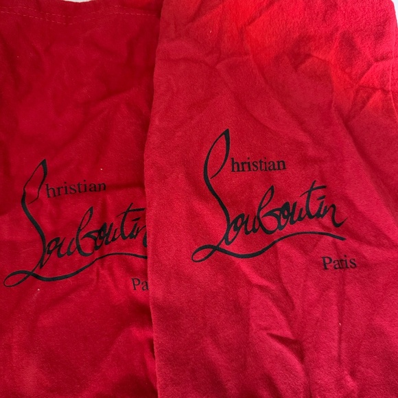 Christian Louboutin White Brocade Pointed-Toe Heels - Picture 9 of 10